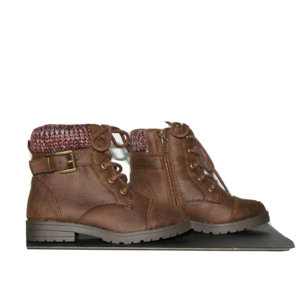 NIB SUGAR Ashlee brown boots for girls size 8M